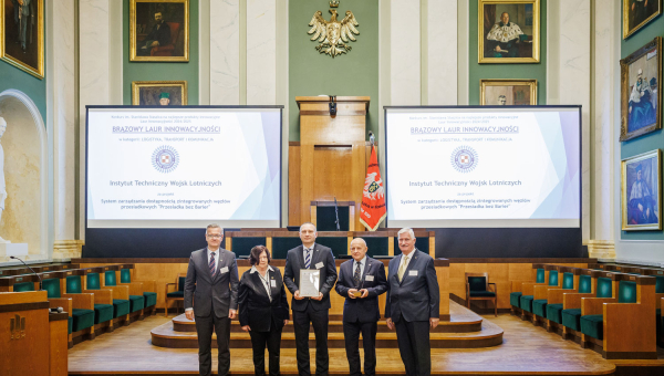 Wyróżnienie ITWL w Konkursie „Laur Innowacyjności 2024/2025”